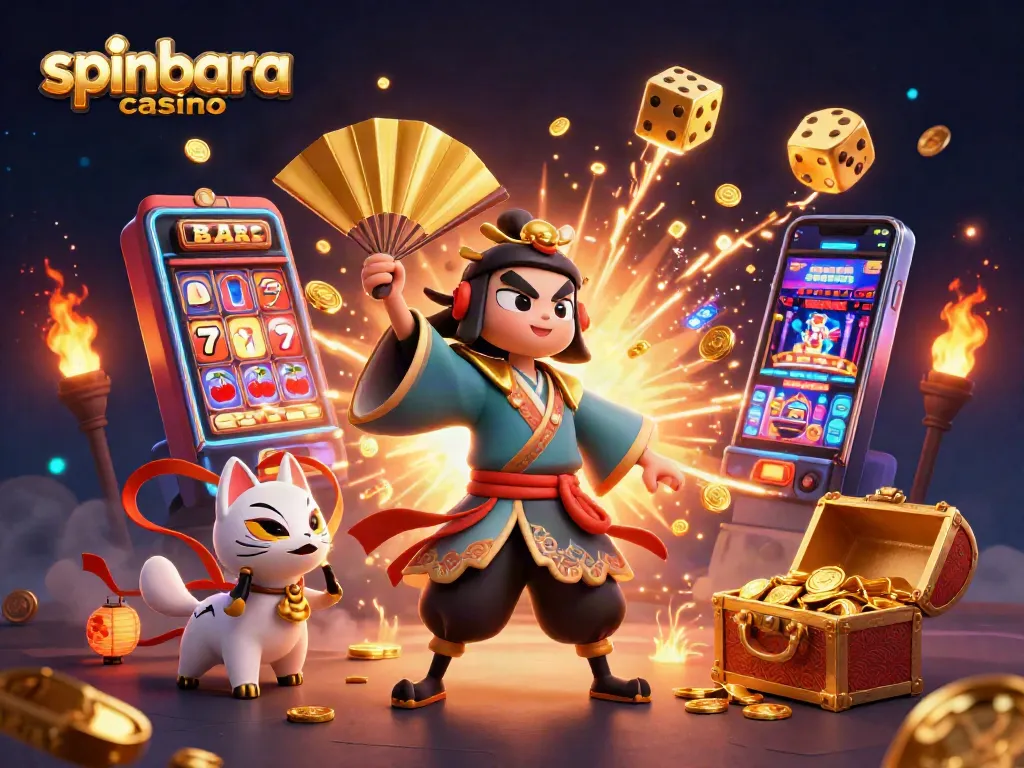 Experience spinbara casino with vibrant 3D characters, dynamic games, and a magical atmosphere.