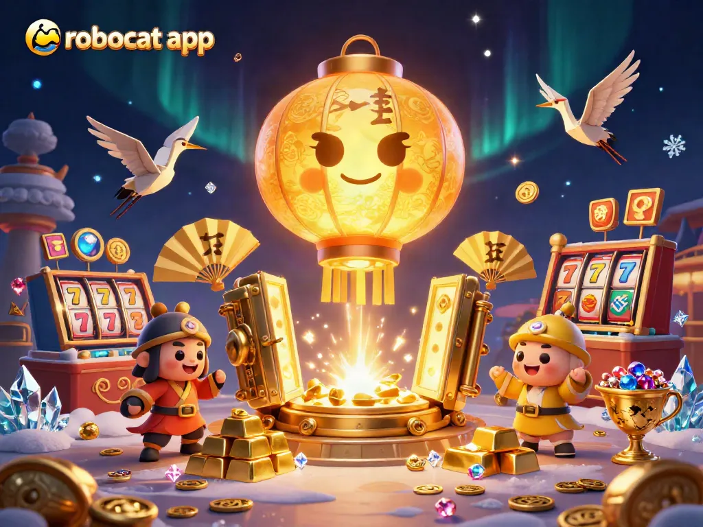Play exciting games with the robocat app, featuring vibrant casino experiences and action-packed elements.